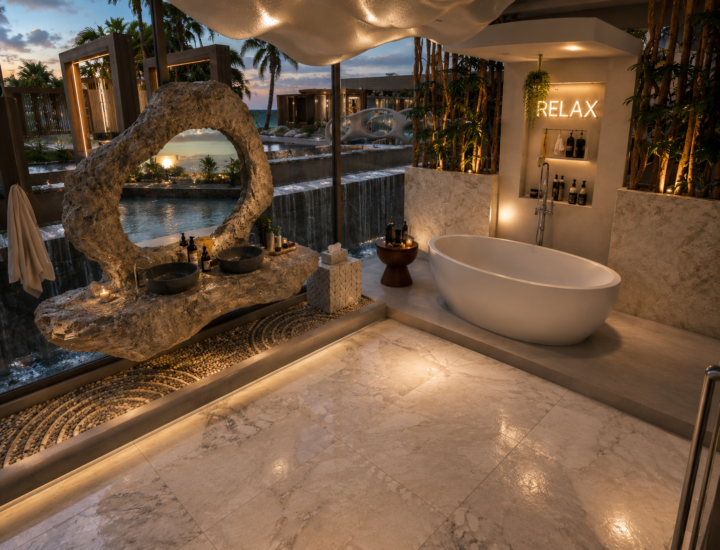 The Luna Suite — a private luxury villa